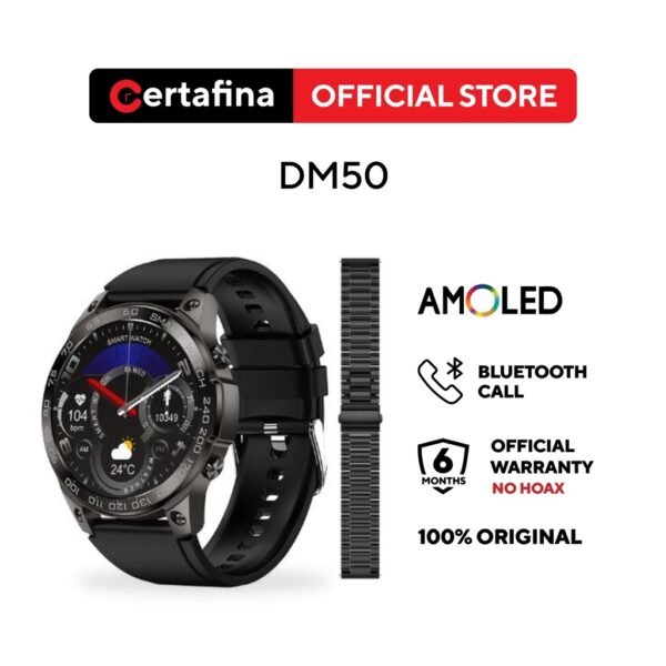 Certafina DM50 Men Smartwatch Amoled + AOD 400mAh