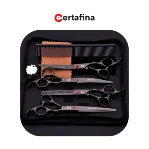 Certafina 5pcs Cantik Gunting Grooming Bahan Stainless Steel Untuk Anjing/Kucing 202