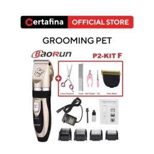 Certafina Baorun P2 Professional Pet Dog Hair Trimmer Animal Grooming Clippers Machine Shaver Electric Scissor