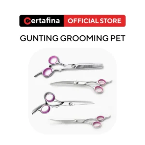 Certafina Fashion Grooming Gunting Rambut Kucing Peliharaan Stainless Steel Kualitas Tinggi 2021