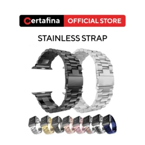 Certafina Stainless Steel Strap For Apple watch band 40mm 44mm 5 4 3 watch strap 38mm 42mm Bracelet Sport Metal WatchBand for iWatch 3 2 1