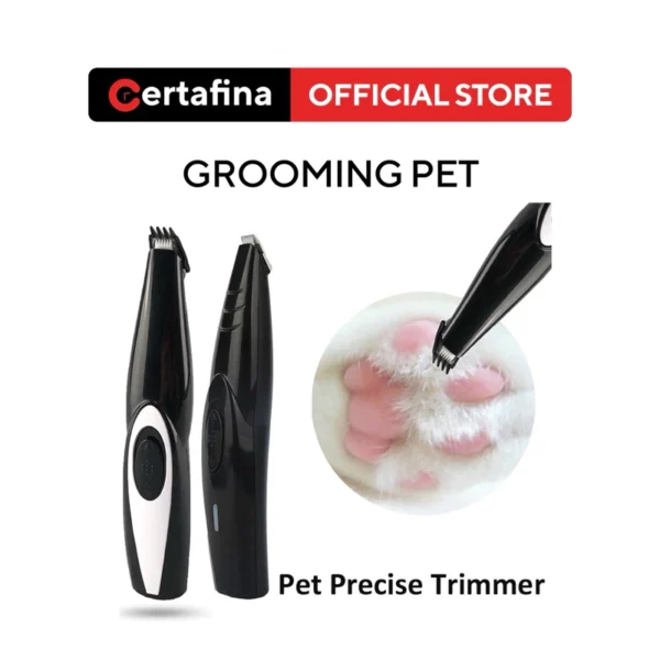 Certafina Pet Precise Trimmer Dog Hair Grooming Local Shaver USB Rechargeable Cat Clipper Machine